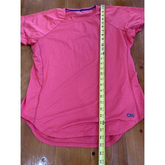 Outdoor Research Echo T Shirt Short Sleeve Womens Large Red Top ActiveFresh - Picture 4 of 7